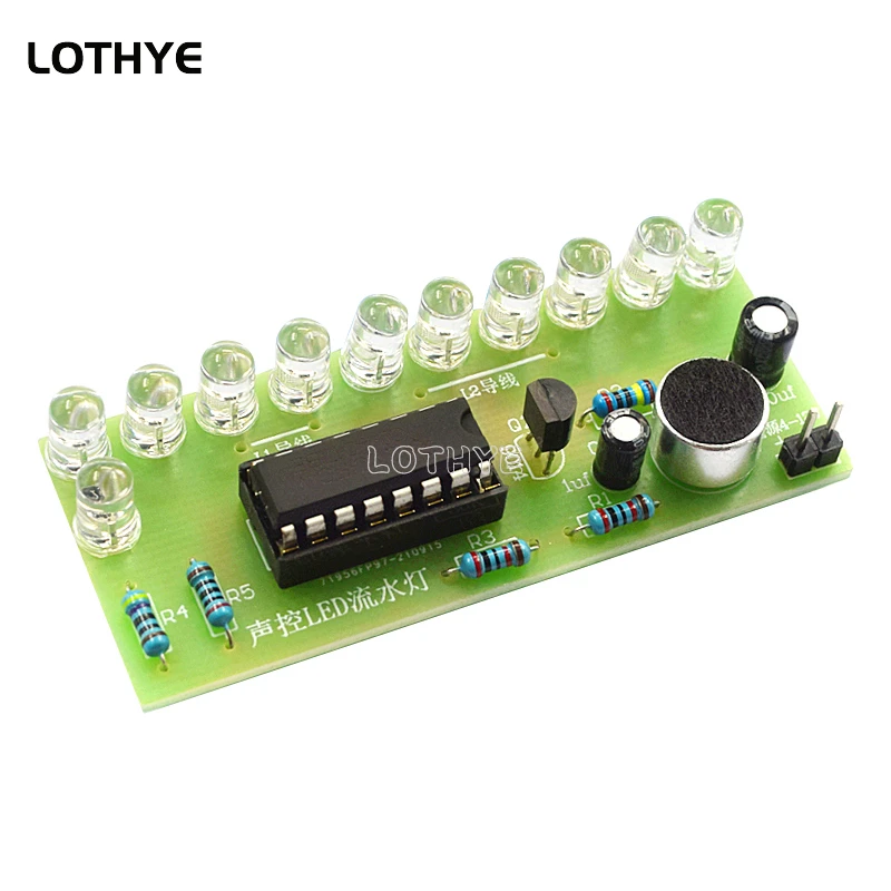 Kit électronique de bricolage LED rouge bleu, 2 pièces, lumière LED  clignotante automatique NE555 CD4017, pratique pour le soudage de circuits  analogiques, DC 9V-12V - AliExpress