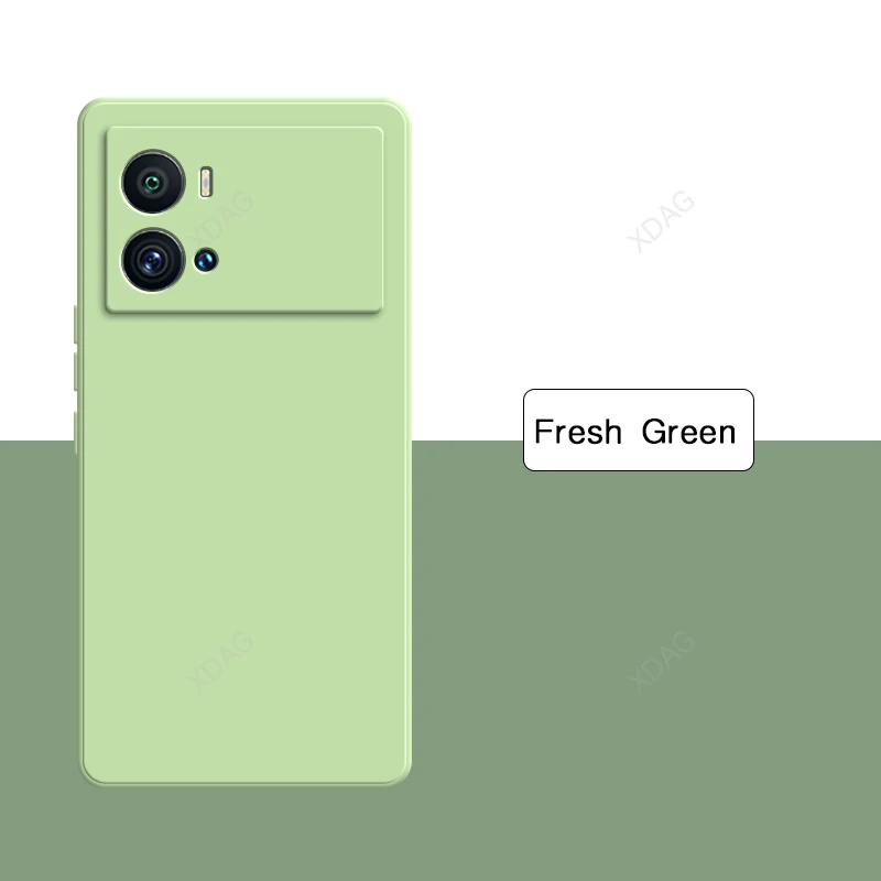 Luxurious Liquid Silicone Square Phone Case - Ultra-Soft Back Cover