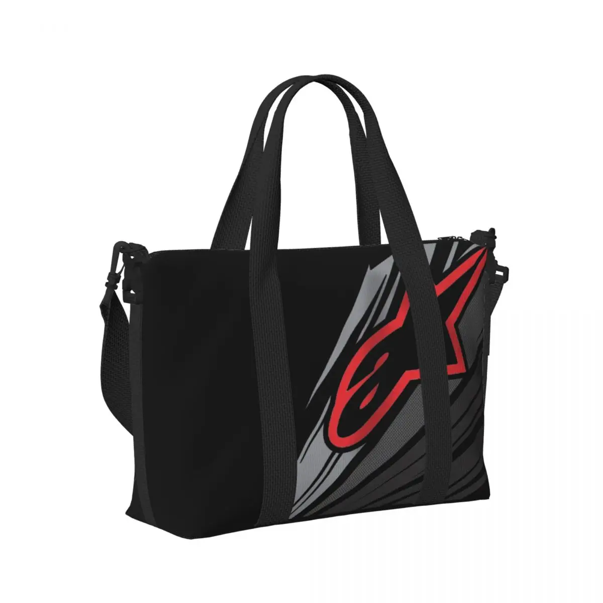 Motocross Enduro Cross Tote Bag for Women Big Capacity Gym Beach Travel Bags