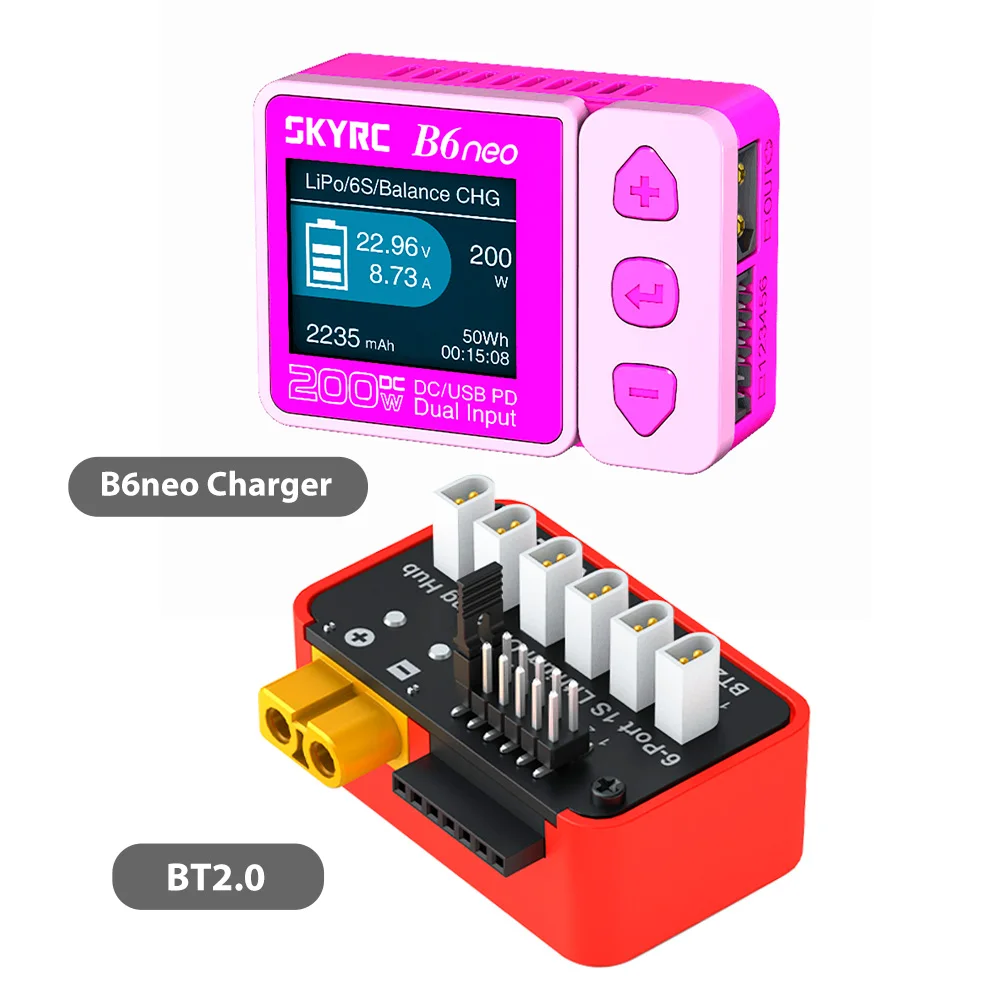 Vue de face du chargeur multiport 10 ports 100W PD QC rapide USB C avec ports illuminés
