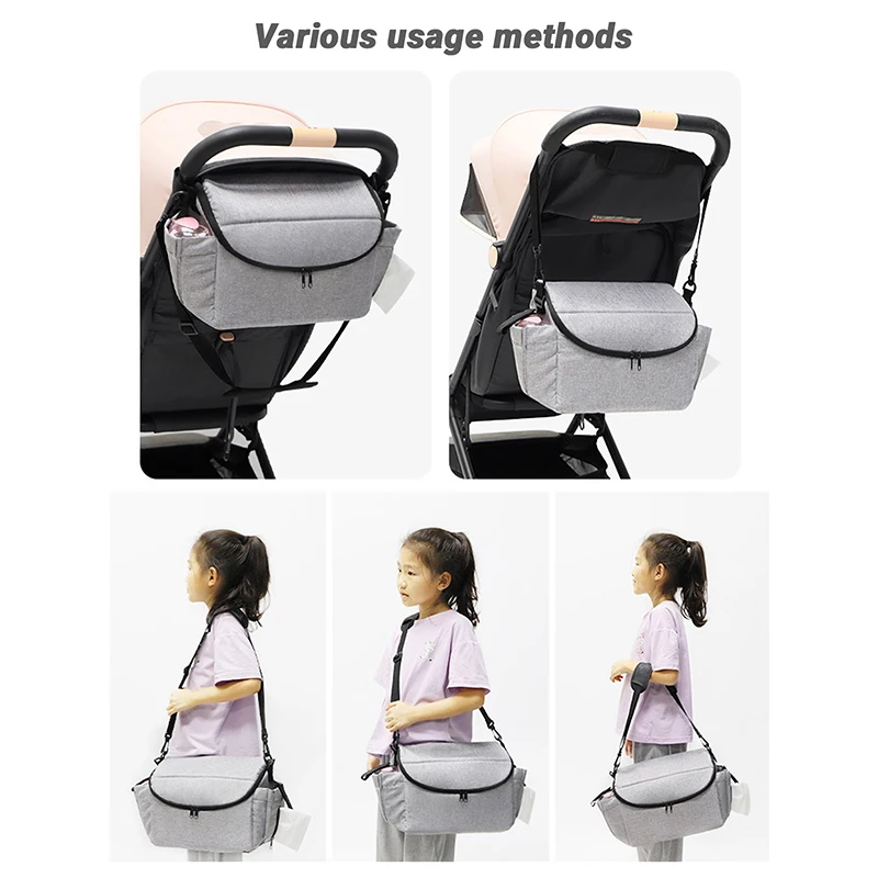 Pram Organizador Bag para Stroller, Cup Holder, Capa para Múmia, Acessórios do bebê