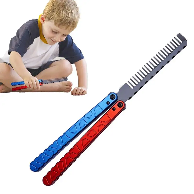 

Folding Practice Combs Compact Foldable Fidget Toys For Hand-Eye Coordination Cretive Gifts For Recreation Pretend Plays