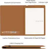 huion note 2 em 1 Digital Notebook Drawing Tablet with Battery-Free Pen, Bluetooth Wireless Paper Tablet E-Book Writing Tablet - Image 6