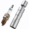 14mm 16mm Spark Plug Removal Tool Wrench Magnetic Sleeve 3/8-Inch 12-Point Swivel Candle Key 16mm Magnet Pull Out Spark Plugs 3