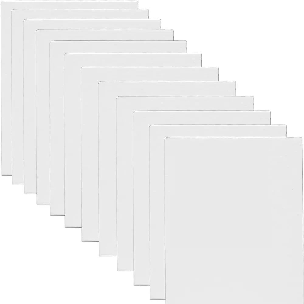 10PcsCanvasesforPainting100CottonPaintingCanvasPanelsCanvas