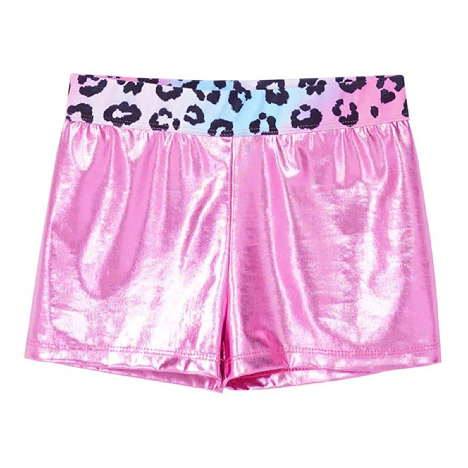 Kids Girls Ballet Dance Leopard Long Sleeve Gymnastics Leotard with Shorts Outfits Jumpsuit Bodysuit Dancewear Ballet Leotard,Dance Leotard,Girls Dance Costumes