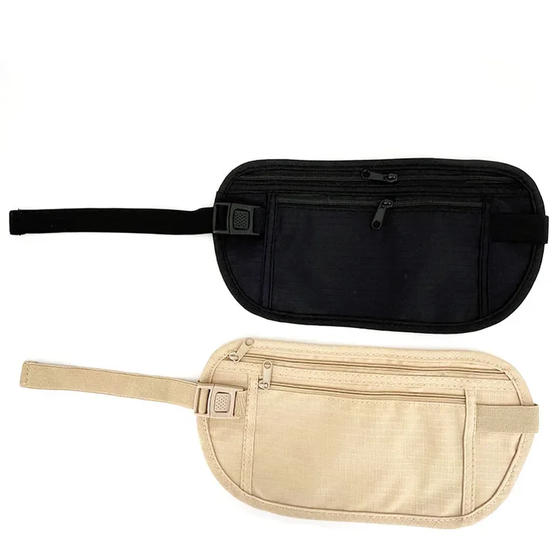Invisible Travel Waist Packs Waist Pouch for Passport Money Belt Bag Hidden Security Wallet Gifts running waist bag waist bag running belt