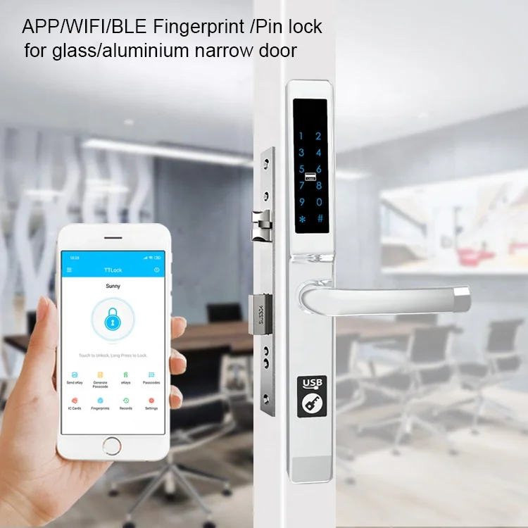 Smart Digital Password Keypad Passcode Lock Security Door Lock Waterproof IP65 For Outdoor
