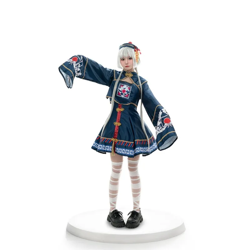 Anime Little Zombie Cosplay Costume Vampire Lolita Daily Retro Dress Adult Kids Girl Kawaii Halloween Carnival Suit