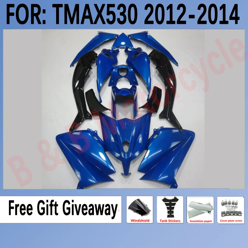

For YAMAHA TMAX530 2012 2013 2014 T-MAX 12 13 14 ABS Bodywork Fairing Set Blue