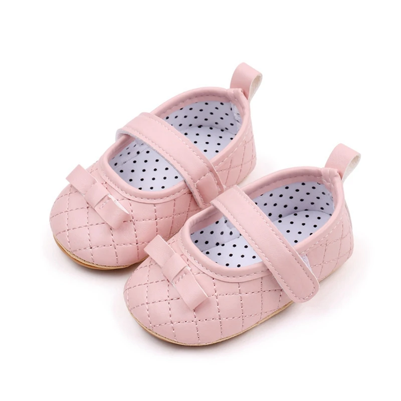 Citgeett Summer Infant Baby Girl Princess Dress Shoes Bowknot Flats Crib Shoes Sole