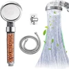 Anti Limestone Filtered Shower Head ABS High-Pressure Water Saving Handheld Clear Showerheads with Filter Beads for Bathroom 2