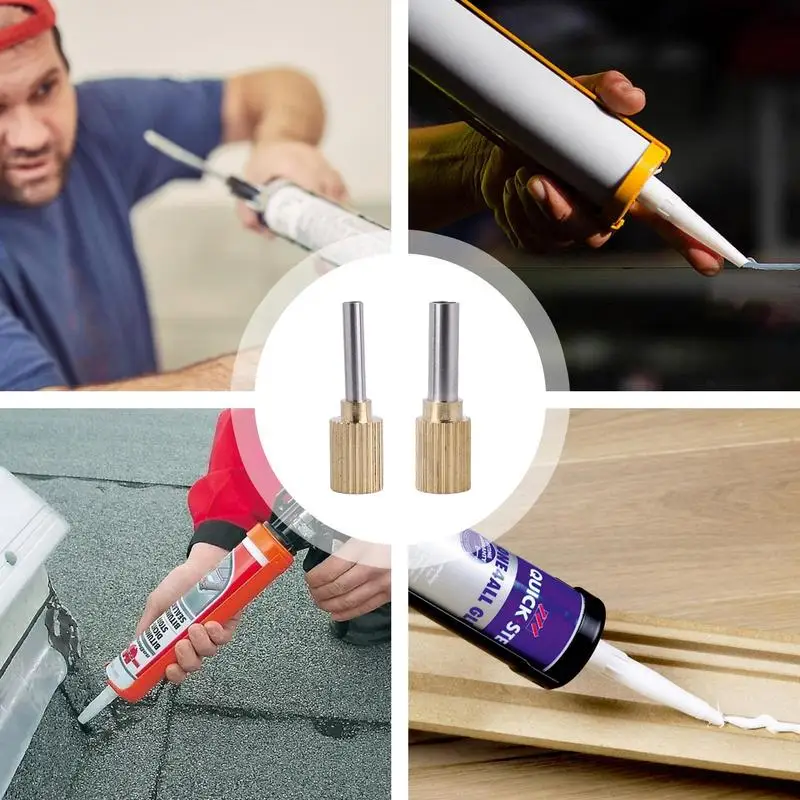 Caulking Nozzle Multifunctional Nozzles Reusable Stainless Steel Anti-rust Caulking Finisher Set Nozzle Applicator