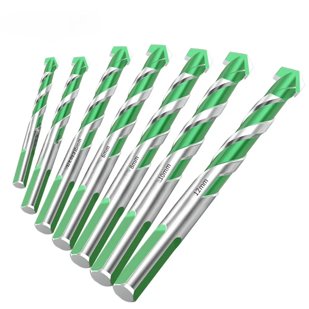 Drill bit Super Hard Alloy Twist Drill Through Hole Glass Concrete Multifunctional Bits