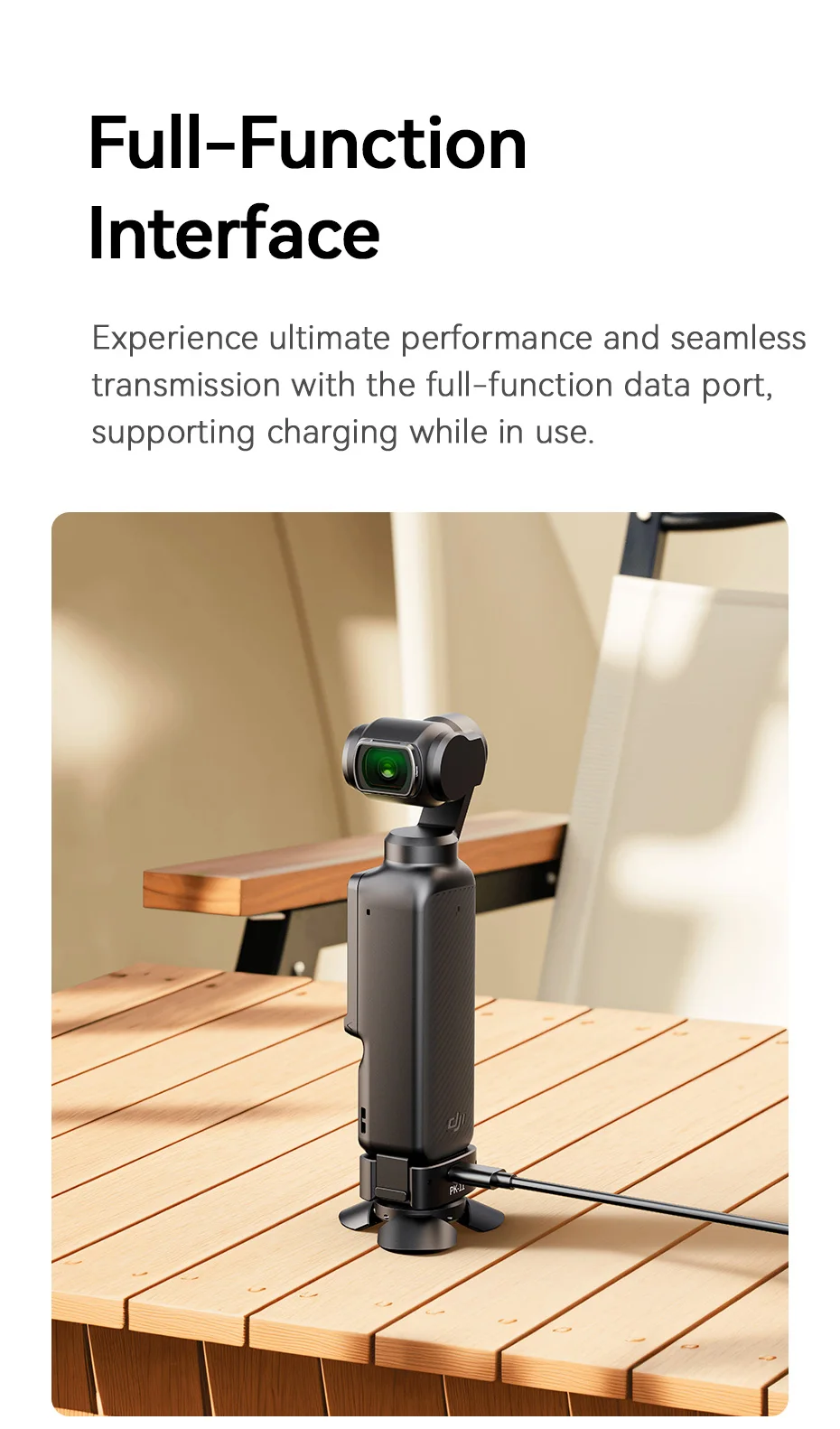 Ulanzi Pocket 3 Mini Tripod /Arri Locating Base for Osmo Pocket 3