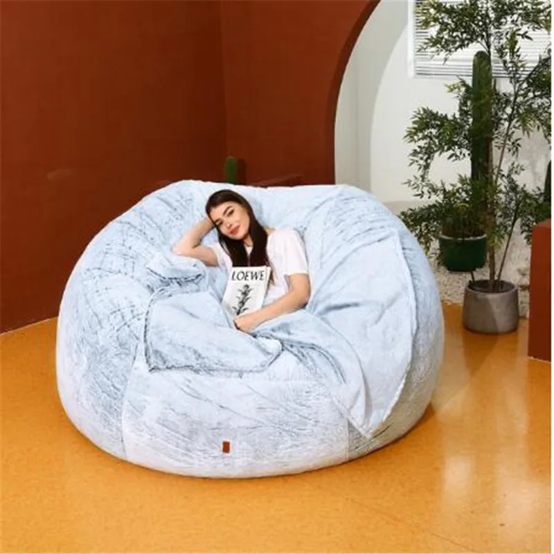 Unisex Adults Fluffy Bean Bag Sofa Filler Foam Office Sleeping