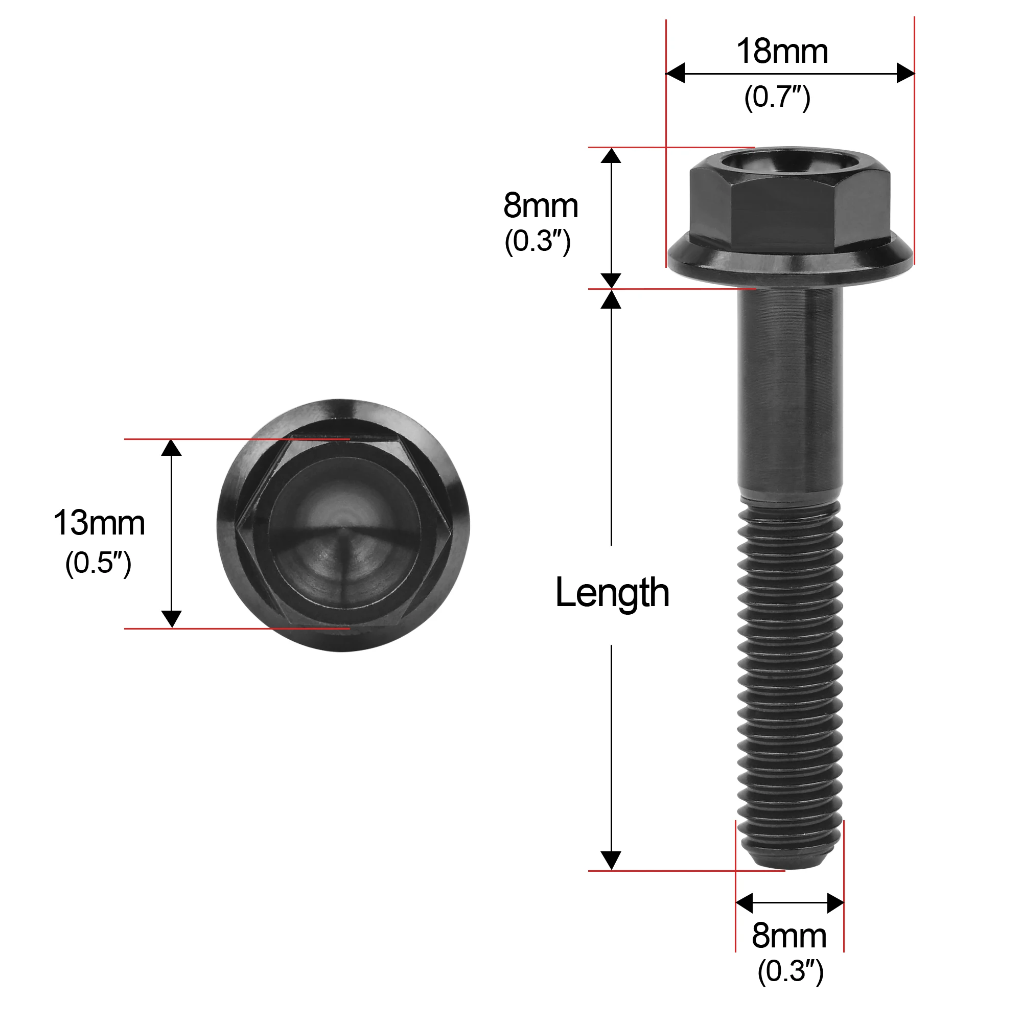 xingxi 5 pcs titanium ti parafusos m8x15 01
