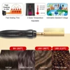 Copper Hot Comb Straightener for Wigs Afro Hair Heating Comb Straightening Brush Electric Pressing Comb Curler Hair Straightener 4