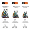 Unique Panda Wooden Jigsaw Puzzles Educational Toys Gifts Wood Diy Crafts Puzzle Games Best Gift for Adult And Child 2
