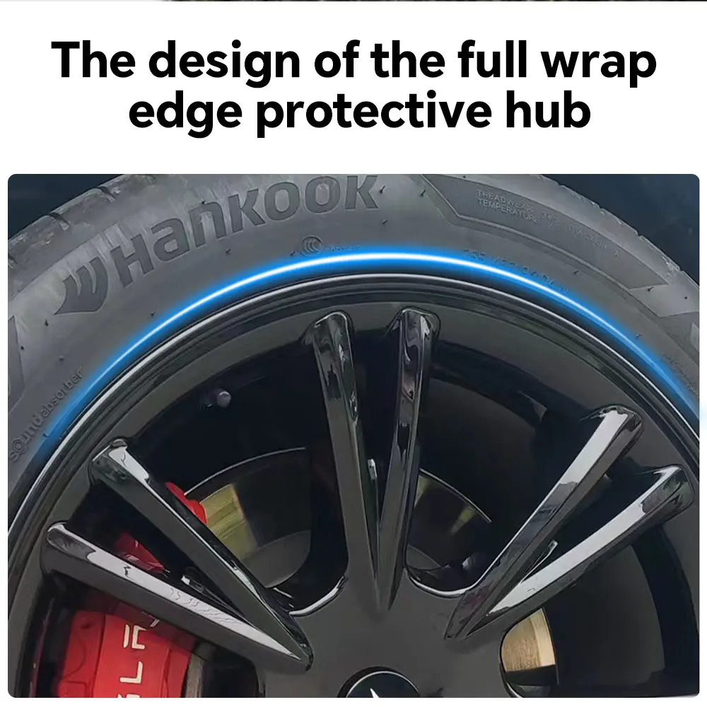 4PCS HubCap for New Tesla Model 3 Highland 18 Inch Performance Wheel Cap Replacement Automobile Full Rim Cover Accessories