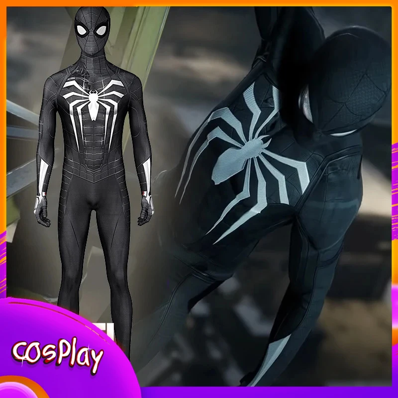 Anime Spider Man 2099 Myers Venom Cosplay Costume Superhero