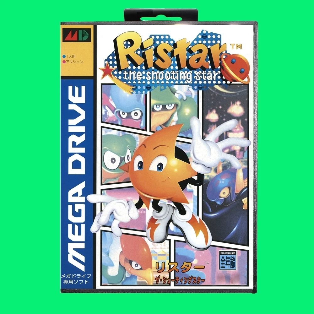 

Игровой картридж 16 бит MD с крышкой JP для Sega Mega Drive