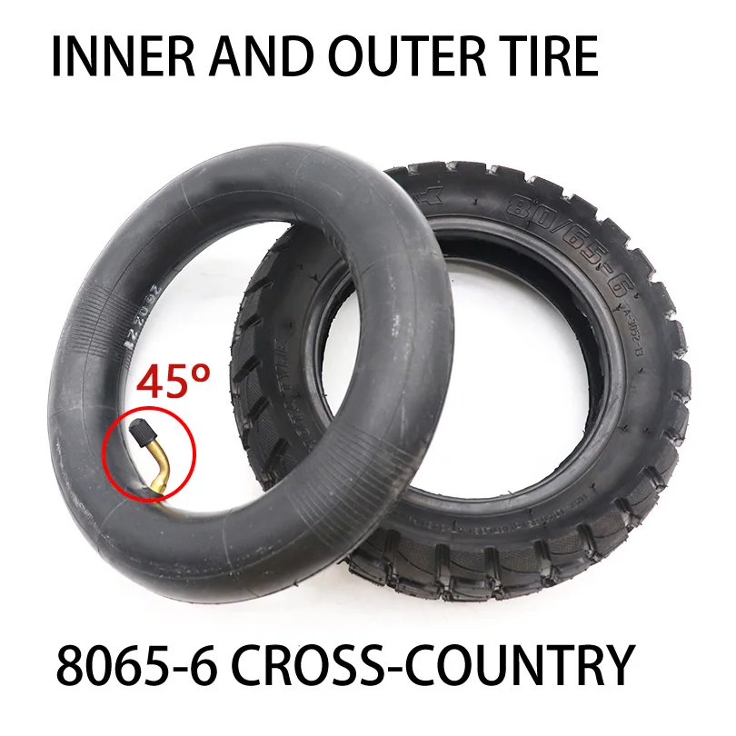 10 Pollici Hota 80/65-6 Pneumatico Esterno Innre Tubo Gonfiaggio Pneumatico Aggiornamento Fuoristrada Per Kugoo M4 Pro,Zero 10X