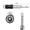 1pc Drill Bit Holder Magnetic Swiveling Bit Tip Holder Set Drill Bit Extension Pivot 1/4 Inch Hex Quick Release Pivoting Screwd 3