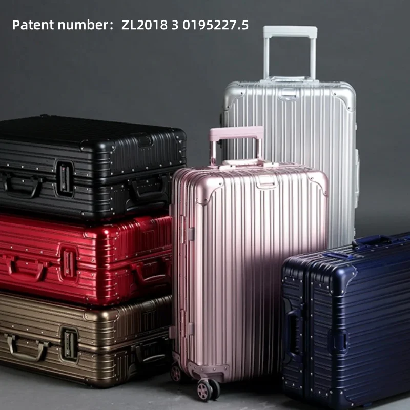 100% Aluminum-magnesium Alloy Travel Suitcase 2