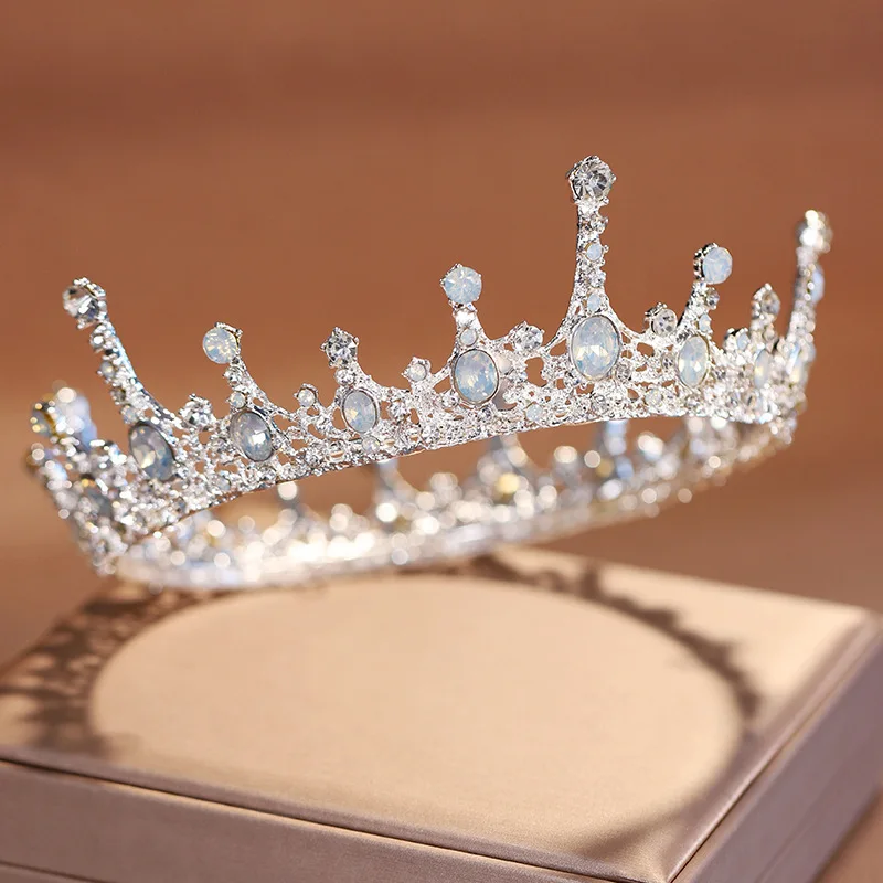 Hair Accessories Bridal Hair Accessories Baroque Style Tiara Bridal Wedding Round Crown or Birthday Princess Masquerade Costume Party & Photography-Elegant Full Round