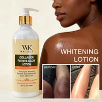 Lotion corporelle éclaircissante WK JALY Collagen Papaya Glow, hydratante, élimine les taches brunes, unifie le teint pour tous types de peau, 500ml 1