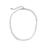 New Fashion Simple Imitation Pearl Choker Necklace for Women Vintage Elegant Beaded Temperament Necklace Wedding Party Jewelry - Image 5