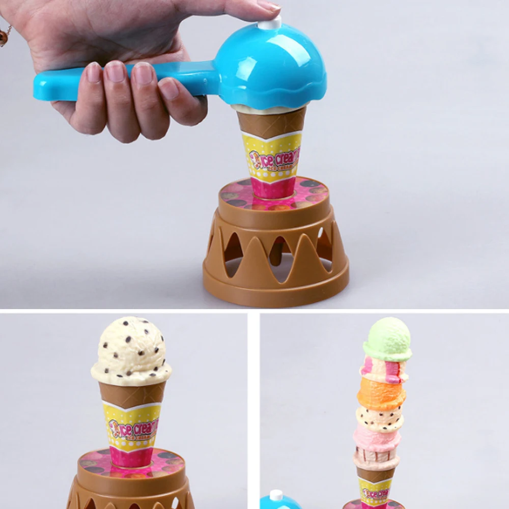 Empilhar-se Jogar Ice Cream Torre Simulação De Alimentos Brinquedo Sorvete  Fingir Jogar Brinquedos Educativos Presente De Natal Para Crianças Crianças  Jogo De Tabuleiro - Brinquedos De Cozinha - AliExpress