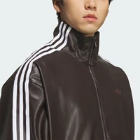 Veste en simili cuir rétro rayée décontractée pour hommes et femmes Adidas Clover authentique KQ5473 4
