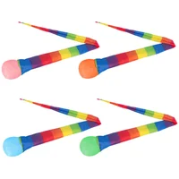 4 Pcs Training Equipment Children's Ball Toddler Bean Bags Game Silk Floss Tail Tossing Beanbag 2