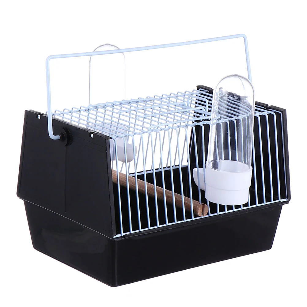 

Bird Cage Portable Feeding Portable Cage Small Cage Handheld Plastic Parrot Transport Portable Pet Suitcase Birds Supplies