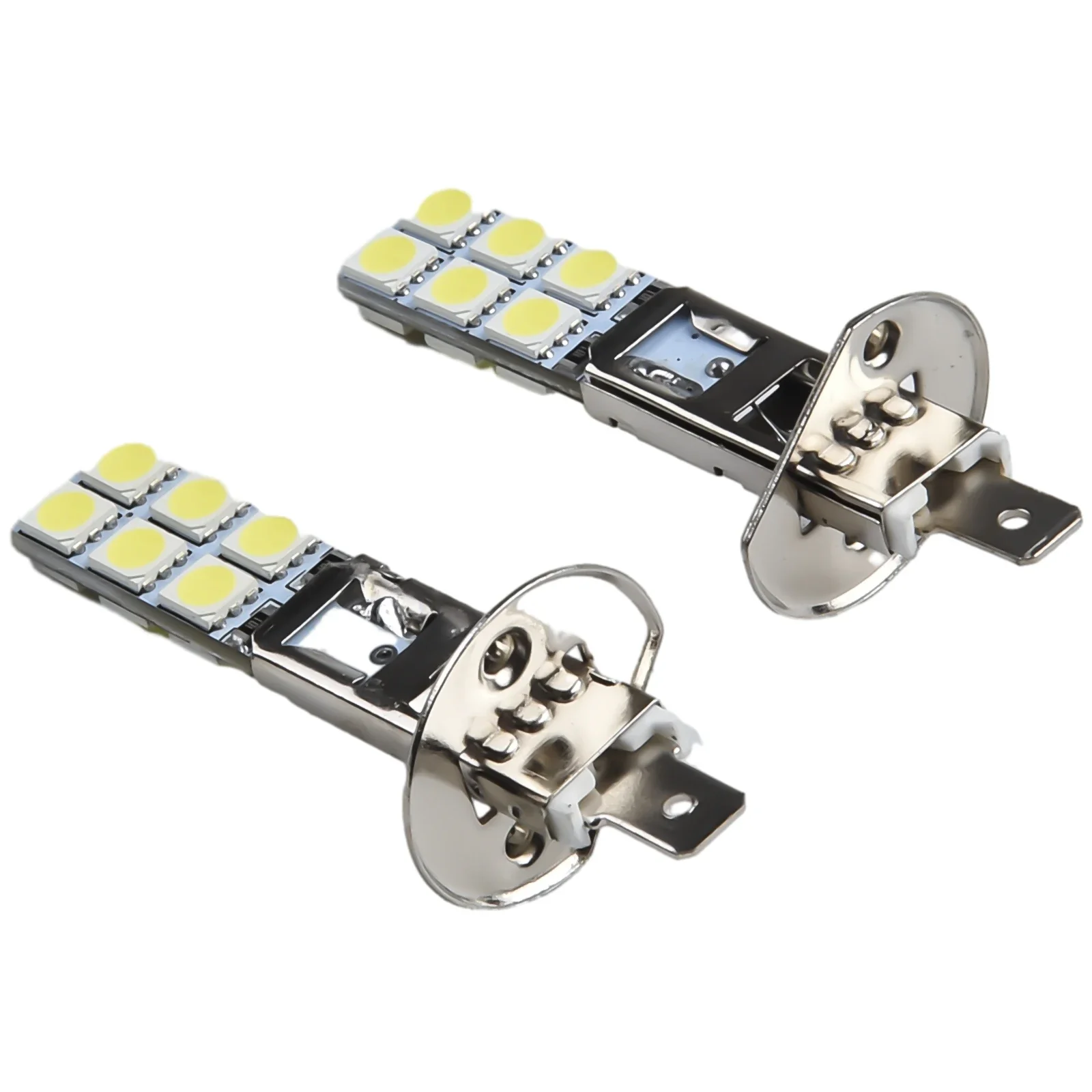 범용 자동차 헤드라이트 전구, 알루미늄 합금, 12V DC H1 소켓 안개등, 35W, 1500LM, 6000K, 흰색, 50000H 작동 수명, 2 개