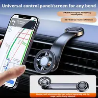 NEW Magnetic Car Phone Holder Stand Car Air Outlet Navigation Bracket For Magsafe Support GPS Mobile Bracket Auto Interior Decor 5