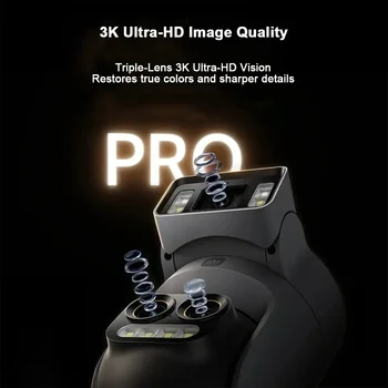 Xiaomi Smart Outdoor Camera 4 Pro Triple-Lens Zoom Edition Risoluzione 5MP Qualità 3K Ultra HD Visione notturna intelligente a colori
