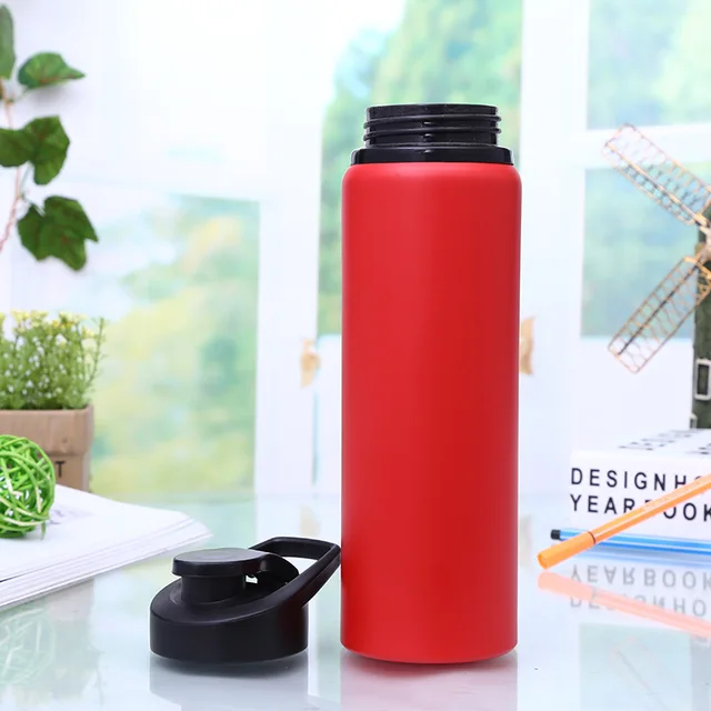 1/2/3PCS Portable Stainless Steel Water Bottle Leisure Cycling Drinking Water Bottle Outdoor Sports Travel Water Glass 2