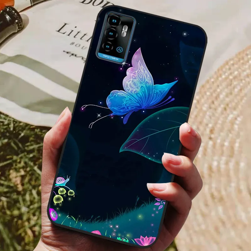 Fashion Soft Black Silicone Phone Cover - Elegant Bumper Coque s