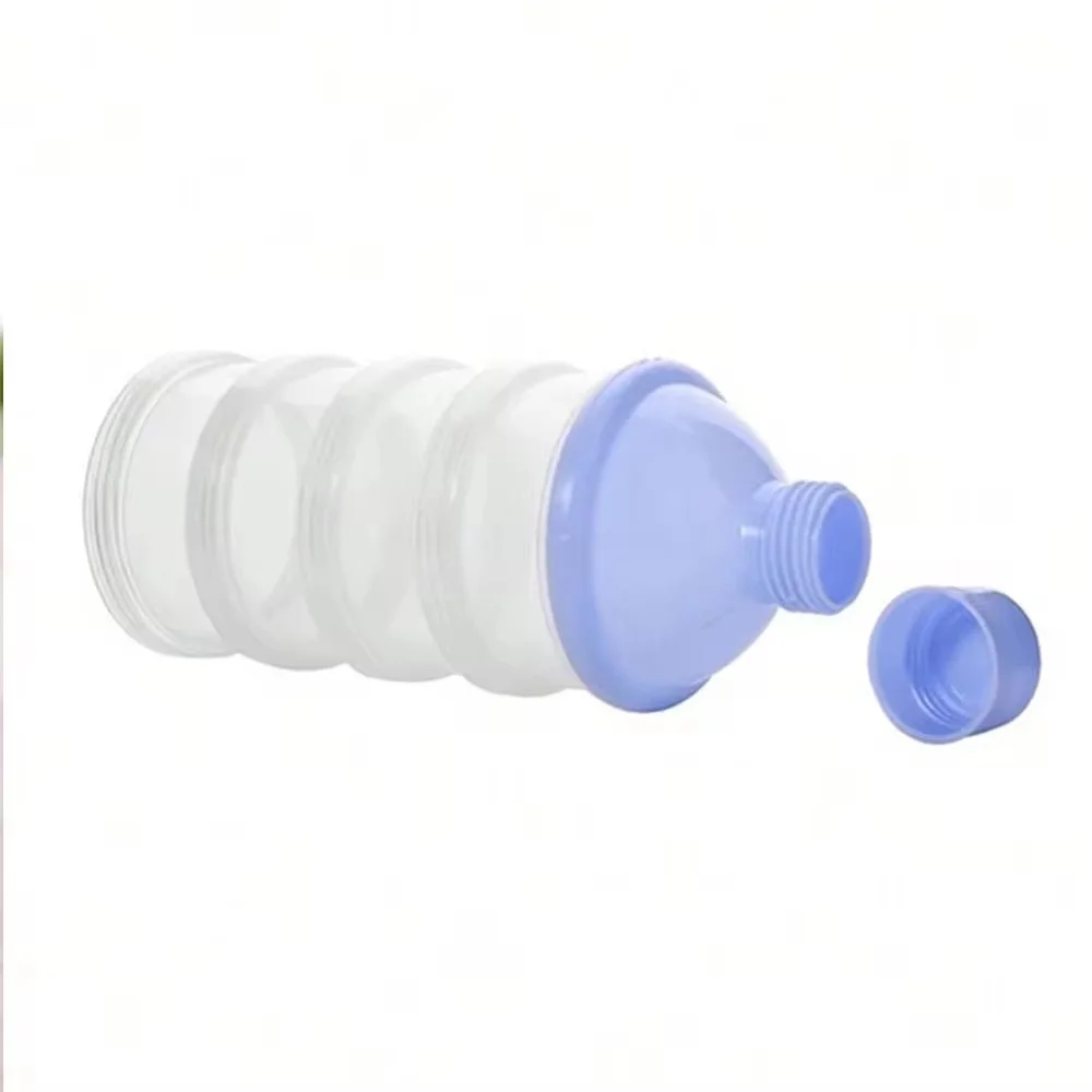 4 compartment portable milk powder box container toddler baby snack food storage box formula milk dispenser powder bottle portable food storage box,baby food storage containers,baby milk powder dispenser