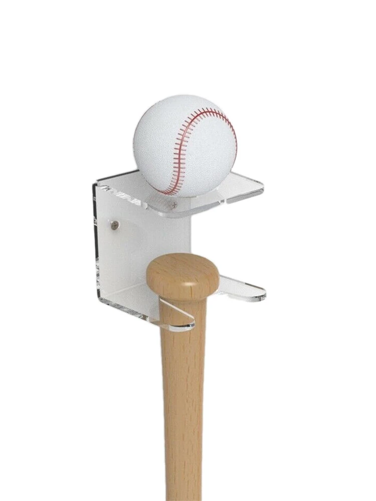 4 bat vertical wall mount baseball bat rack display for full size bats
