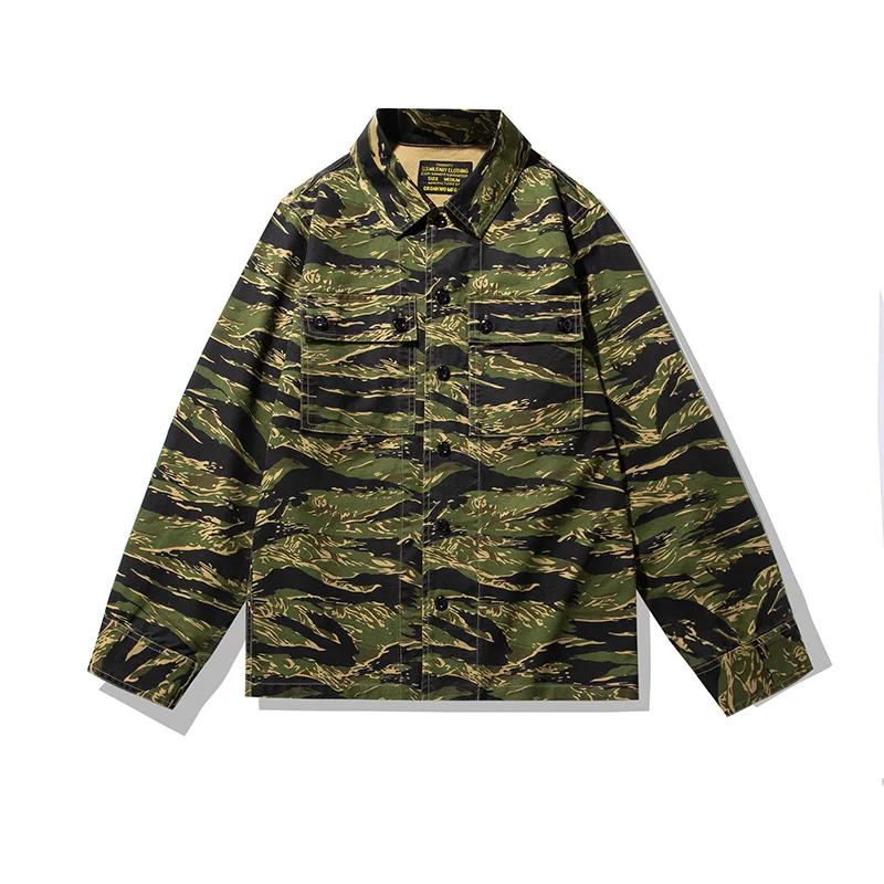 ジャケット・アウター PRIME COTTON - TIGER STRIPE CAMO XL Tiger stripe camo jacket - XL - – bunkerdepot
