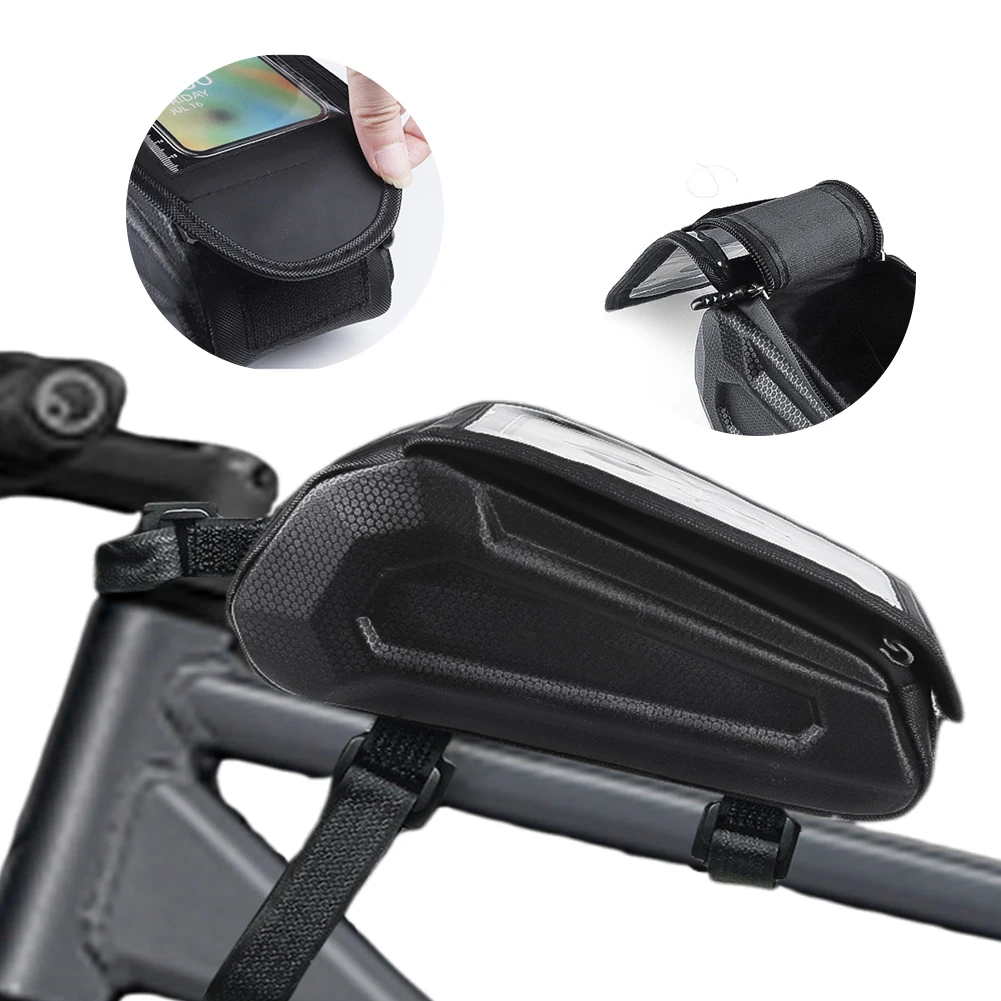 EVA Bike Front Frame Bag Touch Screen Phone Holder