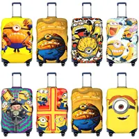 Custom Minions Anime Suitcase Cover Practical Cruise Trip Protector Luggage Accesories Flight 1