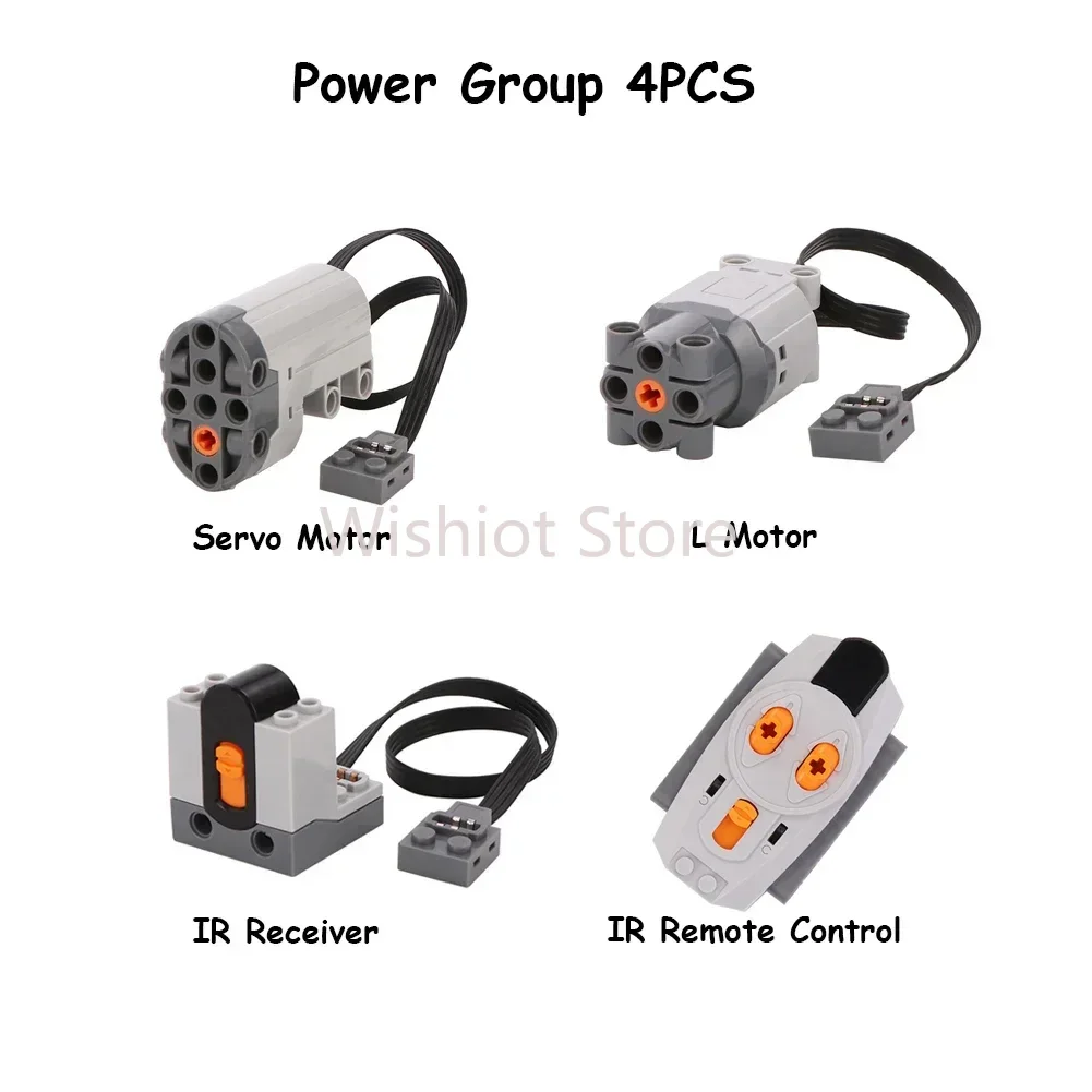 Enhanced Remote Control Power Functions MOC Train with Lithium Battery Box