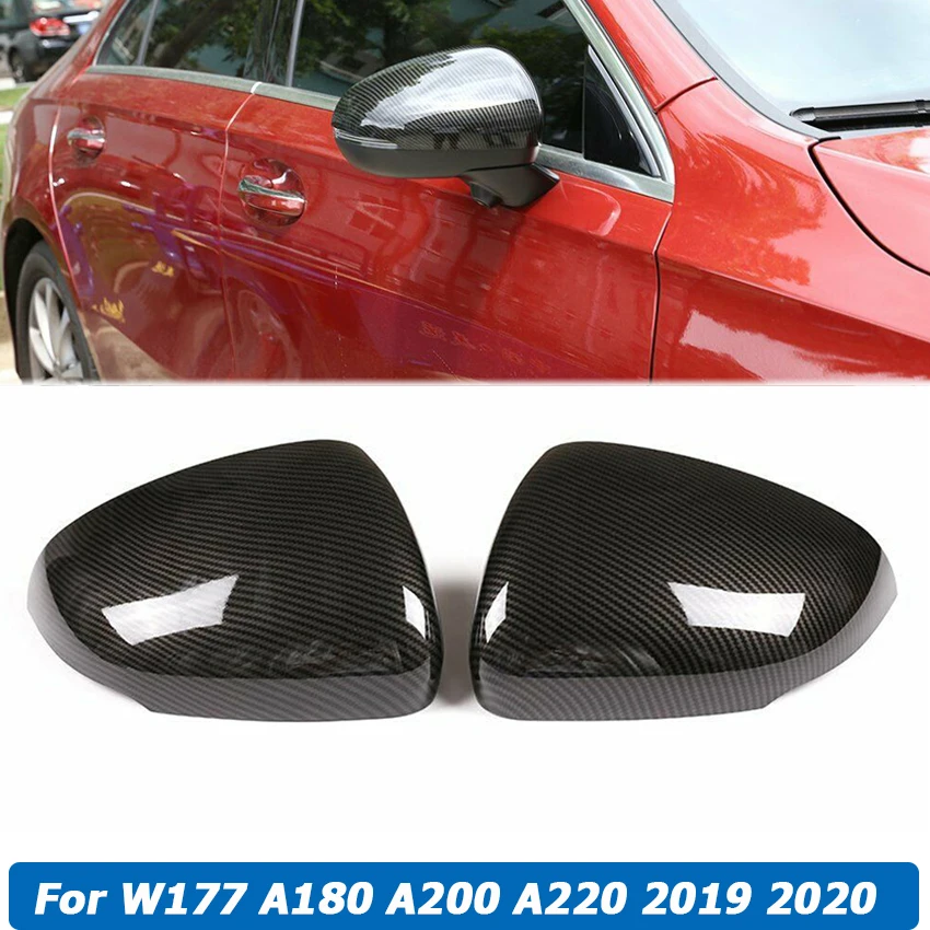 

W177 Rear View Side Mirror Cover Caps Protective Decoration For Mercedes Benz A Class A180 A200 2019 2020 2021 Car Accessories
