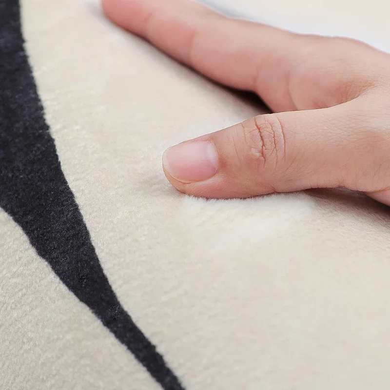 Fabric Carpet Checkerboard Pattern Living Room Large Area Minimalist Plaid Bedroom Rugs Furry Home Decoration Rug plush rug decorative carpet silk wool rug plush carpet imitated cashmere carpet