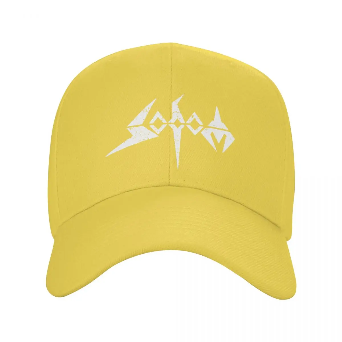 thumbnail image 1 of Gorras de béisbol con visera y logo de banda de colores puros para mujer, gorras de béisbol con visera Sodom, 1 of 7